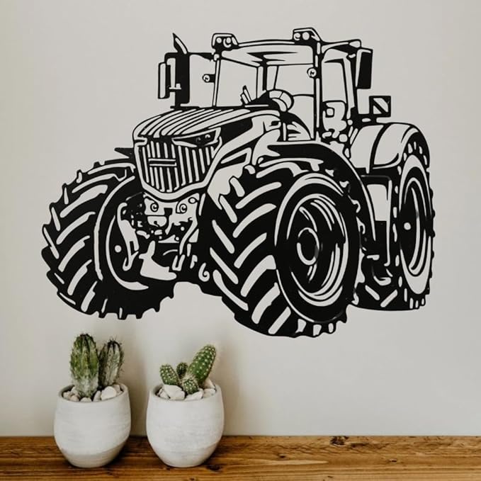 DECORATION MURALE EN METAL - TRACTEUR FENDT VARIO - 25 cm