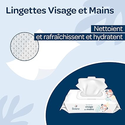 Lingettes visages et main - 192Lingettes(3x64)