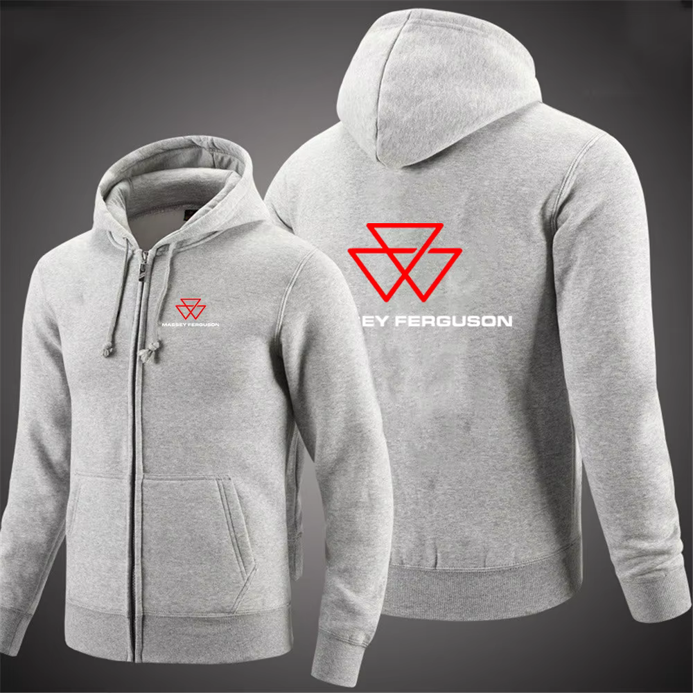 Sweat à Capuche Zippé Massey Ferguson