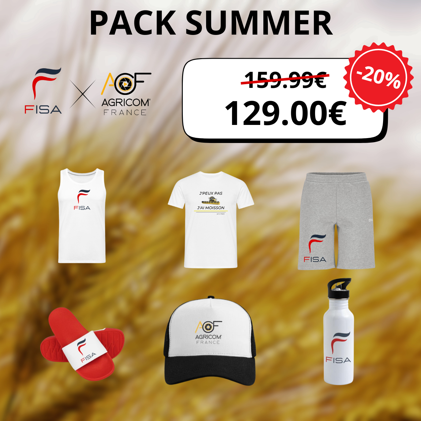 PACK SUMMER - COLLAB AGRICOM FRANCE -