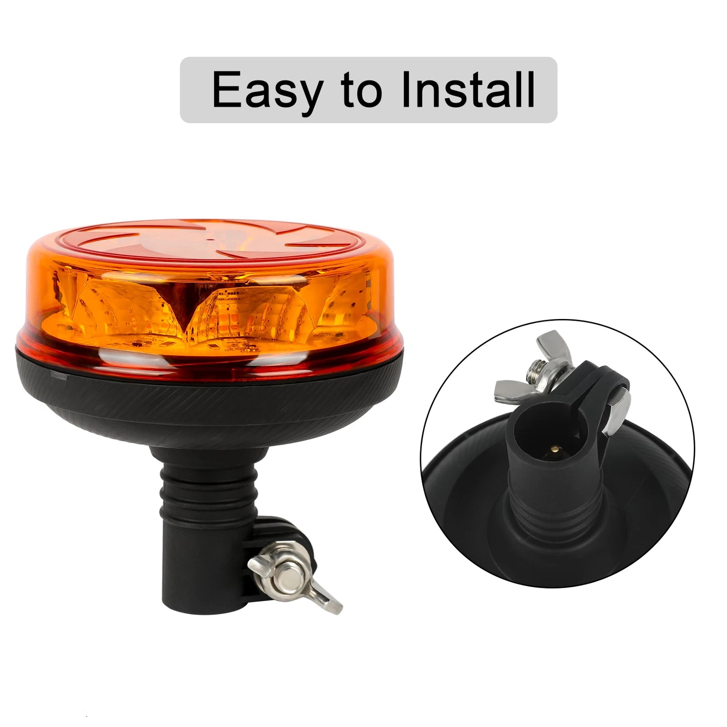 GYROPHARE LED TRACTEUR PLAT