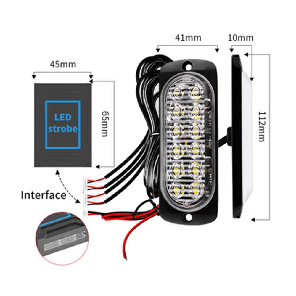 FEUX DE PENETRATIONS CLIGNOTANT 12/24V