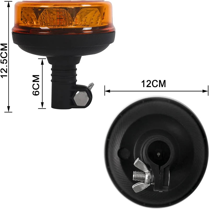 GYROPHARE LED TRACTEUR PLAT
