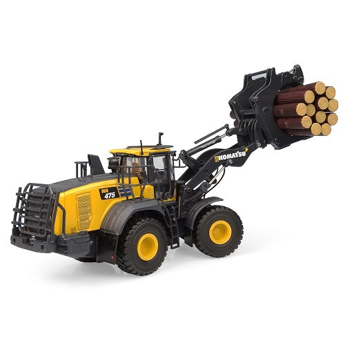 Universal Hobbies Komatsu WA475-10 log grapple Wheel Loader 1:50
