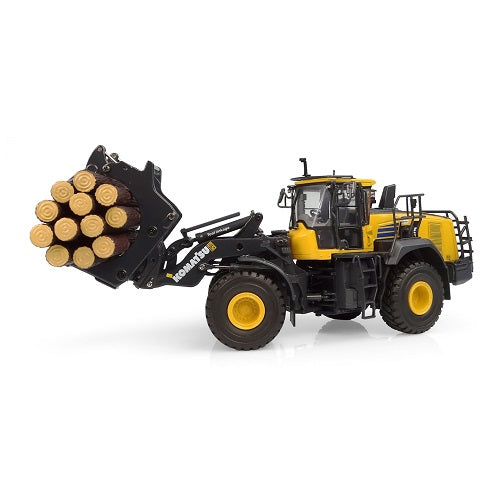 Universal Hobbies Komatsu WA475-10 log grapple Wheel Loader 1:50