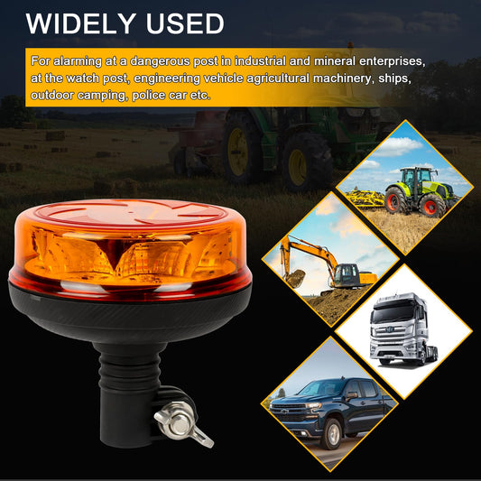 GYROPHARE LED TRACTEUR PLAT