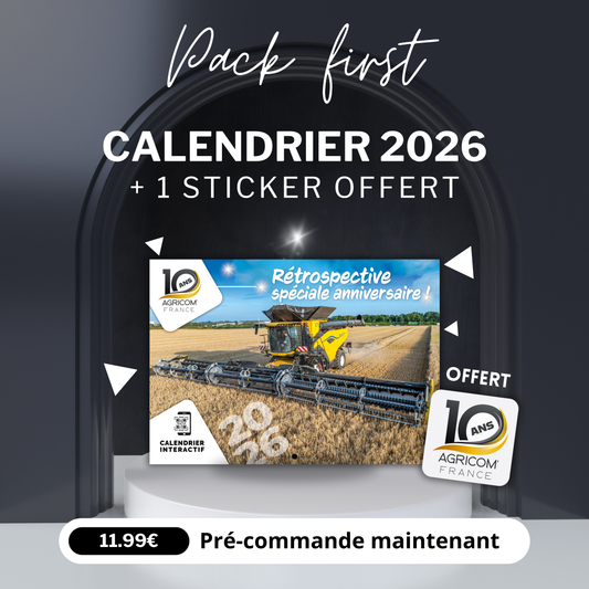 PACK FIRST - Calendriers AgriCom'France