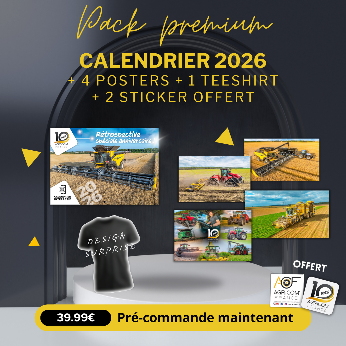 PACK PREMIUM - Calendriers AgriCom'France