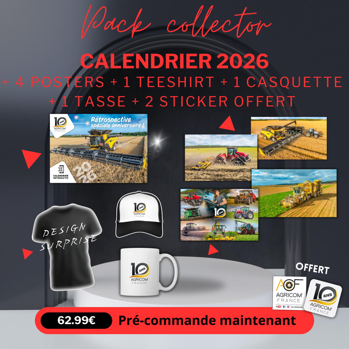 PACK COLLECTOR - Calendriers AgriCom'France